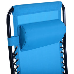 Strong double bungee ropes and rustproof frame ensure a long-time use <br>Adjustable padded pillow for both headrest and lumbar support <br>Add extra stability with reinforced triangular structure and non-slip foot pads <br>Designed with a locking system 