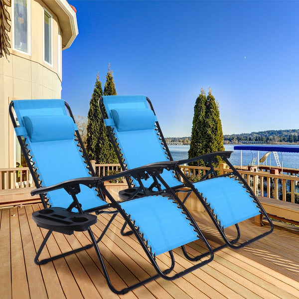 Strong double bungee ropes and rustproof frame ensure a long-time use <br>Adjustable padded pillow for both headrest and lumbar support <br>Add extra stability with reinforced triangular structure and non-slip foot pads <br>Designed with a locking system 