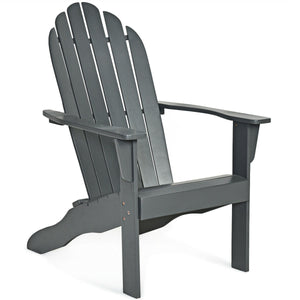 Made of durable acacia wood and galvanized screws  the Adirondack chair has solid structure and large weigh capacity for outdoor using. Â  In addition to durability  this chair is also very comfortable. Combine ergonomic design with wood slat style  it is