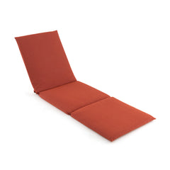 Foam-padded cushion can provide ideal support for pressure relief<br>Soft and breathable short fiber fabric cover improves seating comfort<br>Tri-fold lounge chaise cushion can fit different reclining positions<br>Fixing straps with hook and loop fastener