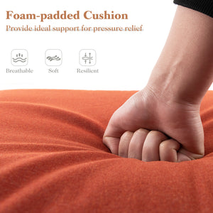 Foam-padded cushion can provide ideal support for pressure relief<br>Soft and breathable short fiber fabric cover improves seating comfort<br>Tri-fold lounge chaise cushion can fit different reclining positions<br>Fixing straps with hook and loop fastener