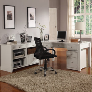 Boca L Shape Desk with Credenza and Lateral File