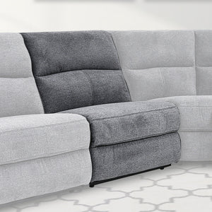 Polaris - Bizmark Grey Armless Chair