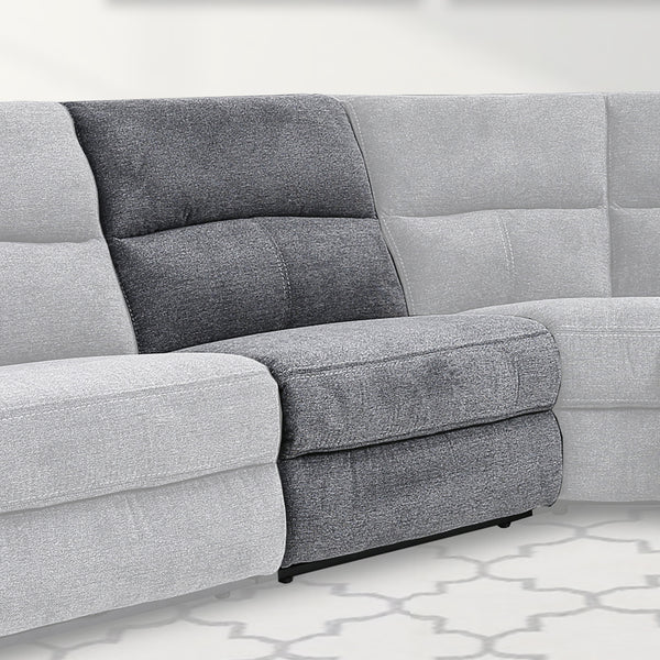 Polaris - Bizmark Grey Armless Chair