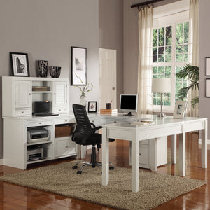 Boca U Shape Desk with Credenza File and Hutch