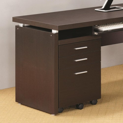 Skylar Mobile Pedestal with 3 Drawers and Casters