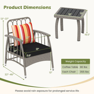 Allow you to find the perfect angle with 5-level adjustable backrest<br>Ensure smooth and quiet adjustment without disturbing others<br>Selected PE wicker for fade resistance and sun protection<br>It is also breathable to make you cool for those summer da