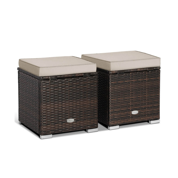 Can be used as a storage box  a footstool  a side table or an additional seat<br>Ample storage space inside offers more convenience<br>Soft seat cushions bring you optimal comfort<br>Smooth zippers make the cushion cover easy to remove and wash<br>Stable 