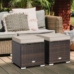 Can be used as a storage box  a footstool  a side table or an additional seat<br>Ample storage space inside offers more convenience<br>Soft seat cushions bring you optimal comfort<br>Smooth zippers make the cushion cover easy to remove and wash<br>Stable 