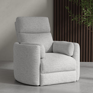 Radius - Angora Linen Manual Swivel Recliner Two Pack
