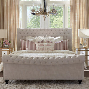 Jackie - Crepe Queen Bed