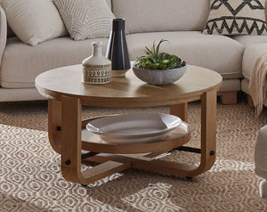 Escape Cocktail Table Round with Shelf