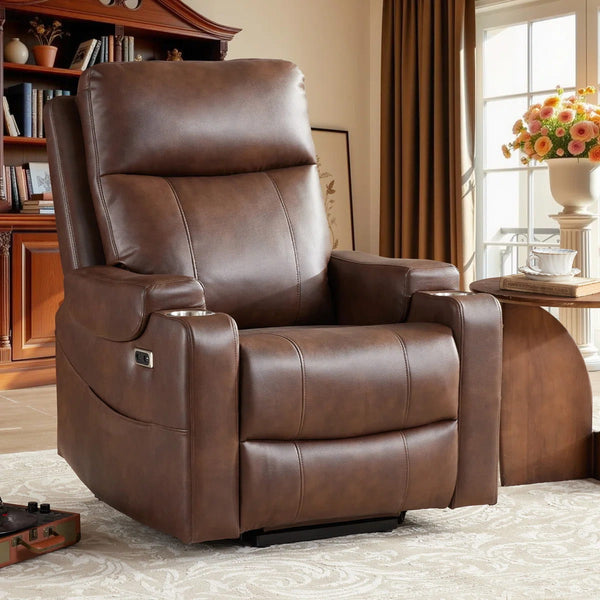 Reid Vegan Leather Power Lift Recliner