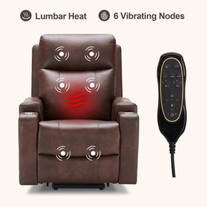 Reid Vegan Leather Power Lift Recliner