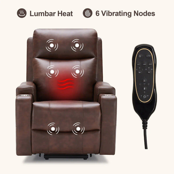 Reid Vegan Leather Power Lift Recliner