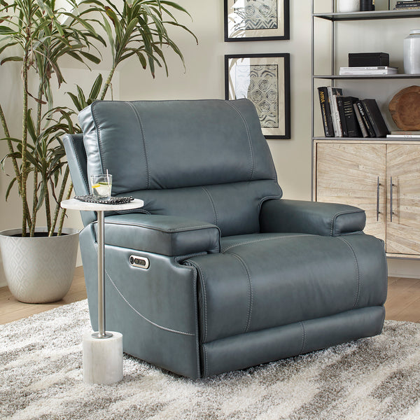Whitman - Verona Azure - Powered By Freemotion Cordless Power Recliner