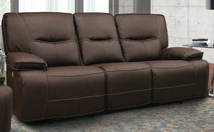 Spartacus - Chocolate Power Reclining Sofa
