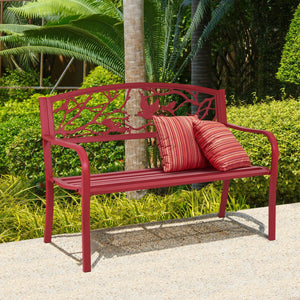 High quality and brand new<br>Constructed with a solid steel frame  durable and sturdy<br>Strong  sturdy  and comfortable to sit<br>Ergonomic seating design<br>Back made of durable cast iron<br>With armrests<br>Four solid legs provide a safe place to sit 