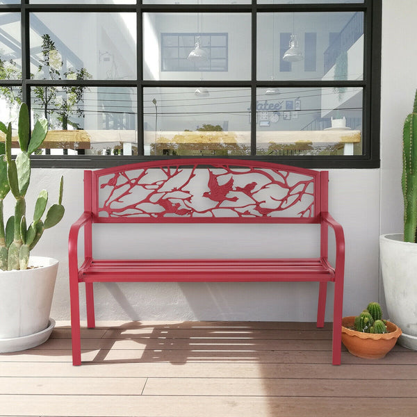 High quality and brand new<br>Constructed with a solid steel frame  durable and sturdy<br>Strong  sturdy  and comfortable to sit<br>Ergonomic seating design<br>Back made of durable cast iron<br>With armrests<br>Four solid legs provide a safe place to sit 