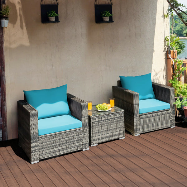 A strong and sturdy steel frame ensures sturdiness <br>Hand-woven rattan is breathable and durable <br>A wide armrest at a suitable height is good for relaxing your arm <br>Thick and soft cushion with a high-density sponge for your hip and back <br>Cover 
