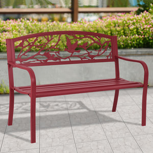 High quality and brand new<br>Constructed with a solid steel frame  durable and sturdy<br>Strong  sturdy  and comfortable to sit<br>Ergonomic seating design<br>Back made of durable cast iron<br>With armrests<br>Four solid legs provide a safe place to sit 