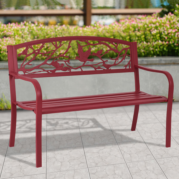 High quality and brand new<br>Constructed with a solid steel frame  durable and sturdy<br>Strong  sturdy  and comfortable to sit<br>Ergonomic seating design<br>Back made of durable cast iron<br>With armrests<br>Four solid legs provide a safe place to sit 