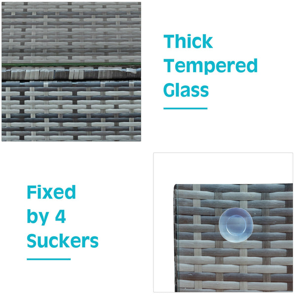 A strong and sturdy steel frame ensures sturdiness <br>Hand-woven rattan is breathable and durable <br>A wide armrest at a suitable height is good for relaxing your arm <br>Thick and soft cushion with a high-density sponge for your hip and back <br>Cover 