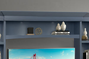 Americana Modern - Denim Hutch Bridge with LED Light