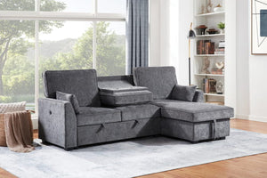 85' Sleeper Sectional Sofa
