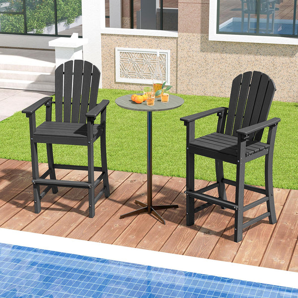 Stand against outdoor elements with all-weather and colorfast HDPE material<br>Treat earth better thanks to the recyclable characteristic<br>No need for complicated maintenance  just wipe it with soapy water<br>304 stainless steel screws for a longer outd
