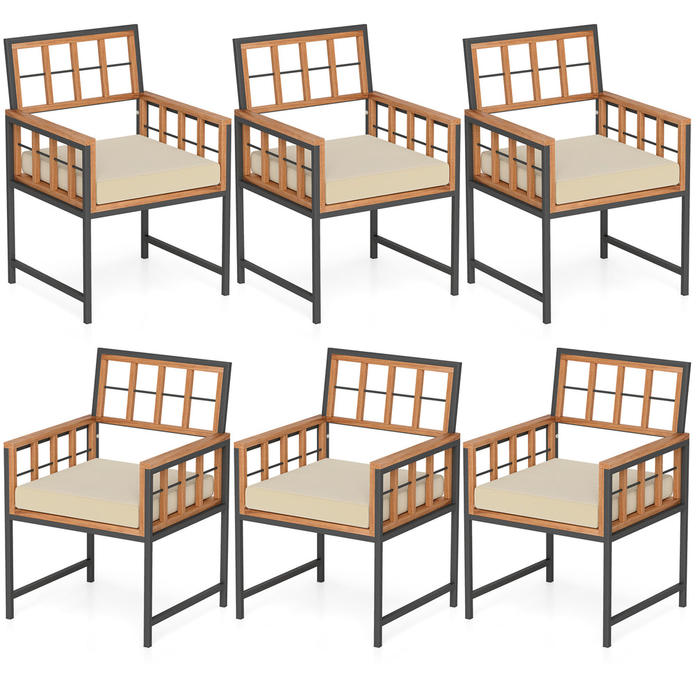 The surface of the wood is splinter-free  providing a smooth and safe touch<br>Add a touch of rustic charm thanks to its natural wood grain<br>Ensure stability and reliability with sturdy metal construction<br>Reinforced crossbars are added to the frame f
