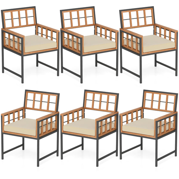 The surface of the wood is splinter-free  providing a smooth and safe touch<br>Add a touch of rustic charm thanks to its natural wood grain<br>Ensure stability and reliability with sturdy metal construction<br>Reinforced crossbars are added to the frame f