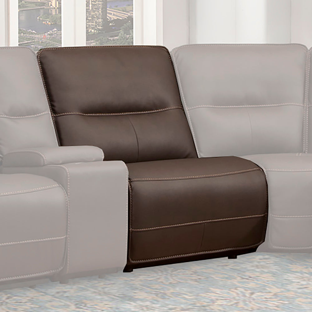 Spartacus - Chocolate Armless Chair