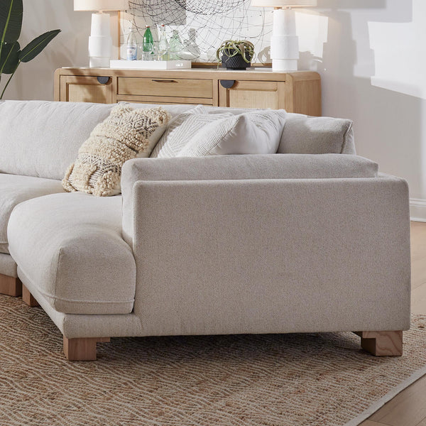 Escape - Mirage Mist Right Arm Facing Bumper Chaise