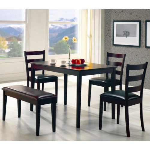 Taraval 5 Piece Dining Set with Bench