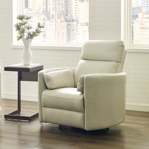 Radius - Florence Ivory - Powered By Freemotion Cordless Power Swivel Glider Recliner