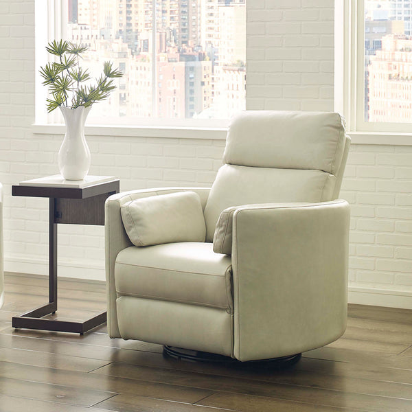 Radius - Florence Ivory - Powered By Freemotion Cordless Power Swivel Glider Recliner