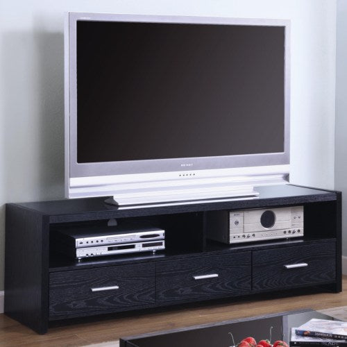 TV Stands Contemporary Media Console with Shelves and Drawers