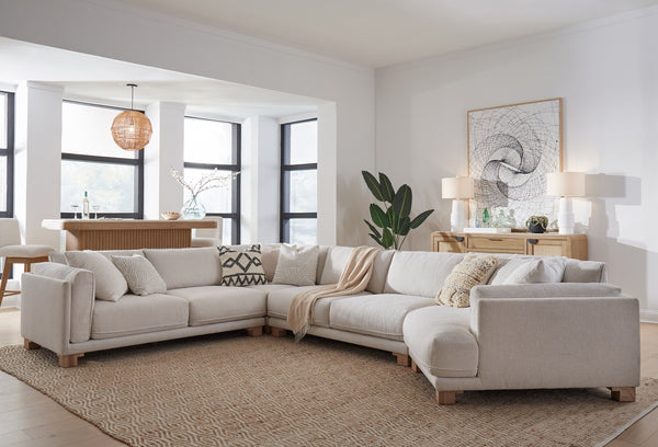 Escape - Mirage Mist 4 Piece Modular Sectional