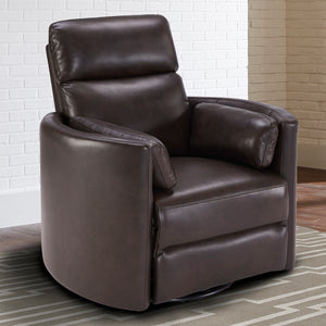Radius - Florence Brown - Powered By Freemotion Cordless Power Swivel Glider Recliner Two Pack