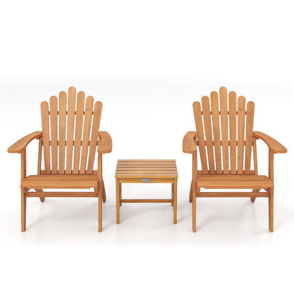Built to last with natural and sturdy acacia wood Angled backrest for better support during longer sitting Wide armrests enable you to rest and relax your arms More comfortable to sit thanks to a gently curved seat Side table for convenient access to your