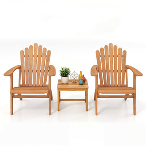 Built to last with natural and sturdy acacia wood Angled backrest for better support during longer sitting Wide armrests enable you to rest and relax your arms More comfortable to sit thanks to a gently curved seat Side table for convenient access to your