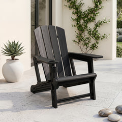 Â Made from high-quality HDPE material for reliable all-season outdoor use<br>Â Realistic wood grain add a natural touch to your outdoor space<br>Â High weight capacity of 550 lbs/250 kg supports most users<br>Â Tool-free assembly with 0 screw involved<br