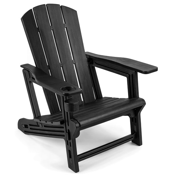 Â Made from high-quality HDPE material for reliable all-season outdoor use<br>Â Realistic wood grain add a natural touch to your outdoor space<br>Â High weight capacity of 550 lbs/250 kg supports most users<br>Â Tool-free assembly with 0 screw involved<br