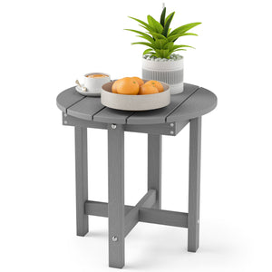 All-weather HIPS material is anti-crack  sun-protective  and waterproof Reinforced hardware and stable X-shaped base to ensure a reliable frame Slatted tabletop with stylish wood-grain detail for patio-ready appeal Features a smooth surface that is easy t