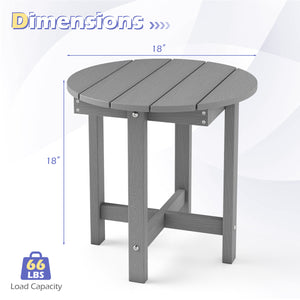 All-weather HIPS material is anti-crack  sun-protective  and waterproof Reinforced hardware and stable X-shaped base to ensure a reliable frame Slatted tabletop with stylish wood-grain detail for patio-ready appeal Features a smooth surface that is easy t