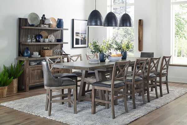 Lodge Dining Swivel Counter Sling Chair (2/CTN Sold in pairs)