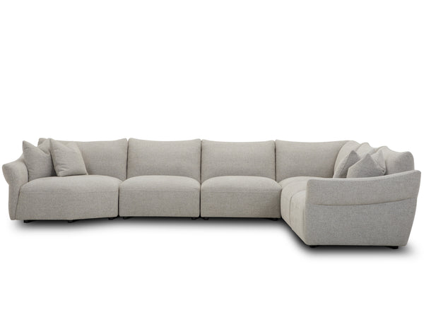 Playful - Canes Cobblestone 6 Piece Modular Sectional