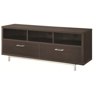 Entertainment Units Low TV Console w/ Metal Base