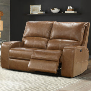 Swift - Bourbon Power Reclining Loveseat